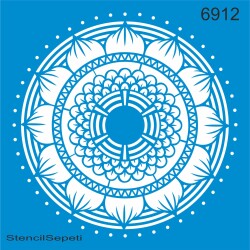 Mandala - StencilSepeti