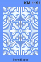 Mandala - Stencil Boyama Şablonu - StencilSepeti