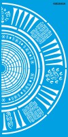 Maya Duvar Deseni - Stencil Boyama Şablonu - StencilSepeti
