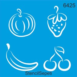 Meyveler - StencilSepeti