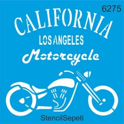 Motorsiklet - StencilSepeti