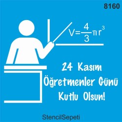 Öğretmenler Günü - StencilSepeti