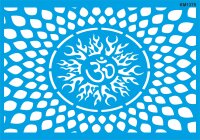 Om Deseni Stencil Boyama Şablonu - StencilSepeti