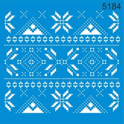 Otantik Kilim Deseni - Stencil Boyama Şablonu - StencilSepeti