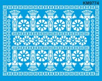 Otantik Duvar Deseni - Stencil Boyama Şablonu - StencilSepeti