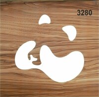 Panda - Stencil Şablon - 2