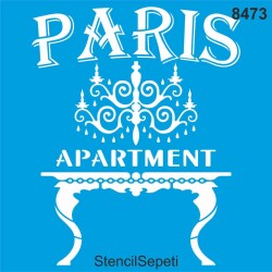 Paris Apartmanı - StencilSepeti