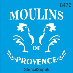Provence'in Değirmenleri - StencilSepeti