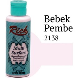 Rich Gold Multisurface Akrilik Boya Bebek Pembe 2138 - Rich