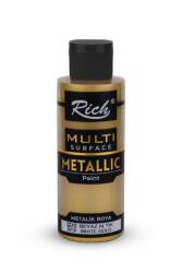 Rich Metalik Akrilik Boya 120 ml Beyaz Altın 6510 - 1