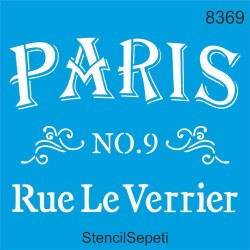 Rue Le Verier - Paris - StencilSepeti