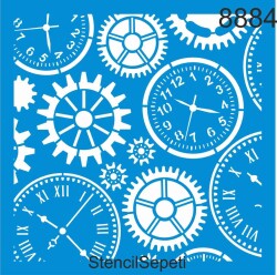 Saat - StencilSepeti
