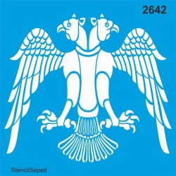 Selçuklu Kartalı - Stencil Boyama Şablonu - StencilSepeti