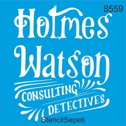 Sherlock & Watson - StencilSepeti