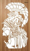 Spartalı - Stencil Boyama Şablonu - 2