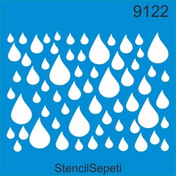 Su Damlaları - StencilSepeti