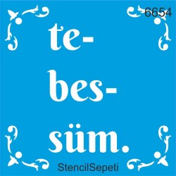 Tebessüm - StencilSepeti