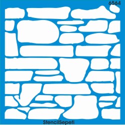 Tuğla Deseni - Stencil Şablon - StencilSepeti