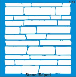 Tuğla Deseni - Stencil Şablon - StencilSepeti