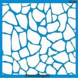 Tuğla Deseni - Stencil Şablon - StencilSepeti