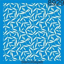 Yapraklı Desen - StencilSepeti