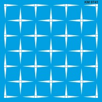 Yıldızlı Geometrik - Stencil Boyama Şablonu - 1