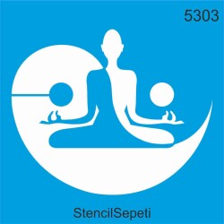 Yoga - StencilSepeti